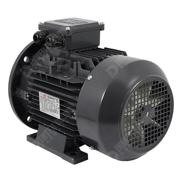 Photo of TEC IE3 4kW Aluminium Three Phase Motor 400V 4 Pole 112 Frame B35