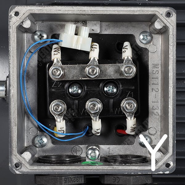Photo of TEC IE3 7.5kW Aluminium Three Phase Motor 4 Pole 132M Frame B3 230V