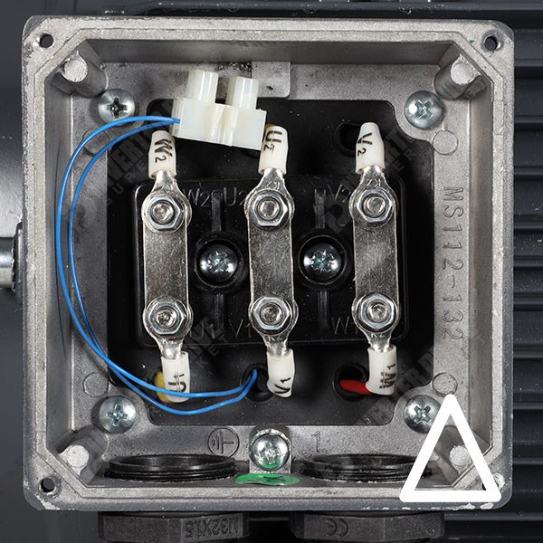 Photo of TEC IE3 7.5kW Aluminium Three Phase Motor 4 Pole 132M Frame B3 230V