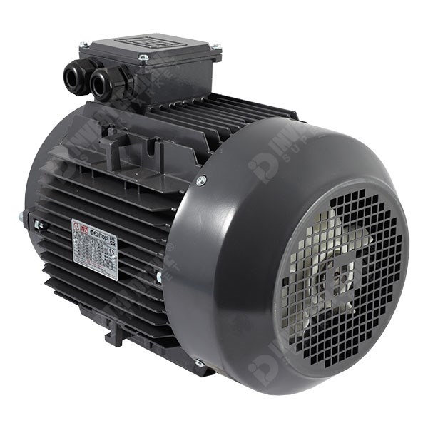 Photo of TEC IE3 5.5kW Aluminium Three Phase Motor 400V 2 Pole 132S Frame B14