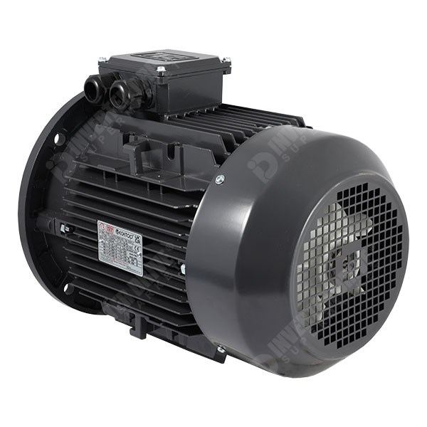 Photo of TEC IE3 5.5kW Aluminium Three Phase Motor 400V 4 Pole 132S Frame B5