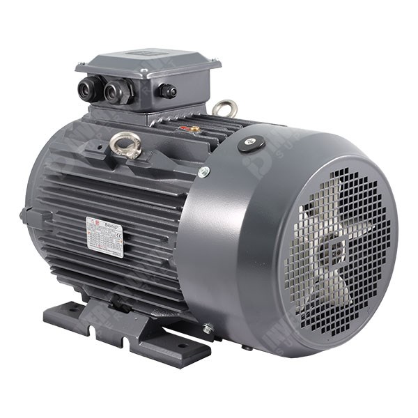 Photo of TEC IE3 Cast Iron 15kW Three Phase Motor 400V/690V 4 Pole 160L Frame B3