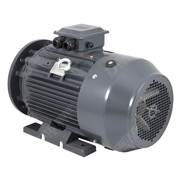 Photo of TEC IE3 Cast Iron 22kW Three Phase Motor 400V/690V 4 Pole 180L Frame B35