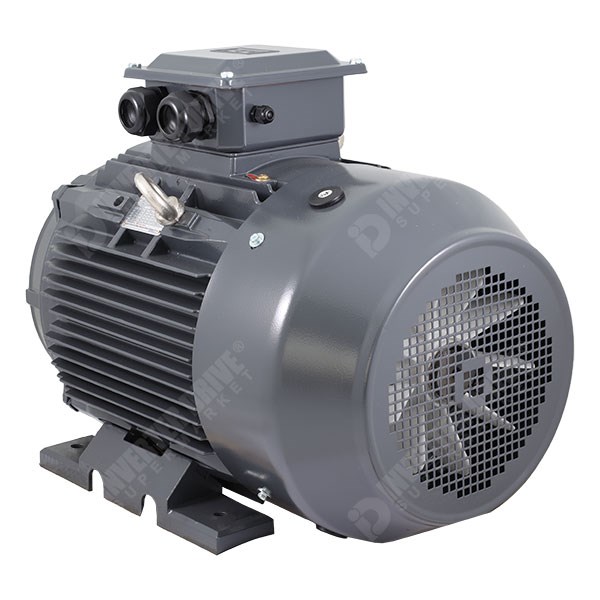 Photo of TEC IE3 Cast Iron 37kW Three Phase Motor 400V/690V 4 Pole 225S Frame B3