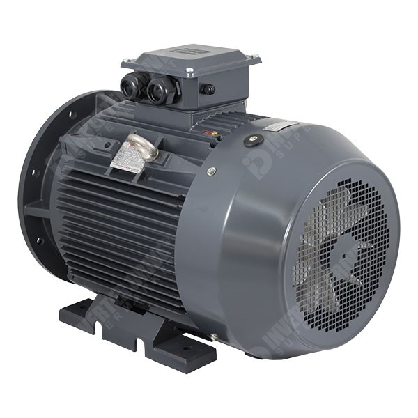Photo of TEC IE3 Cast Iron 45kW Three Phase Motor 400V/690V 4 Pole 225M Frame B35