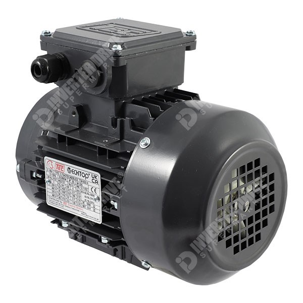 Photo of TEC IE3 0.75kW Aluminium Three Phase Motor 230V/400V 4 Pole 80 Frame B14