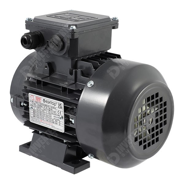 Photo of TEC IE3 0.75kW Aluminium Three Phase Motor 230V/400V 4 Pole 80 Frame B34