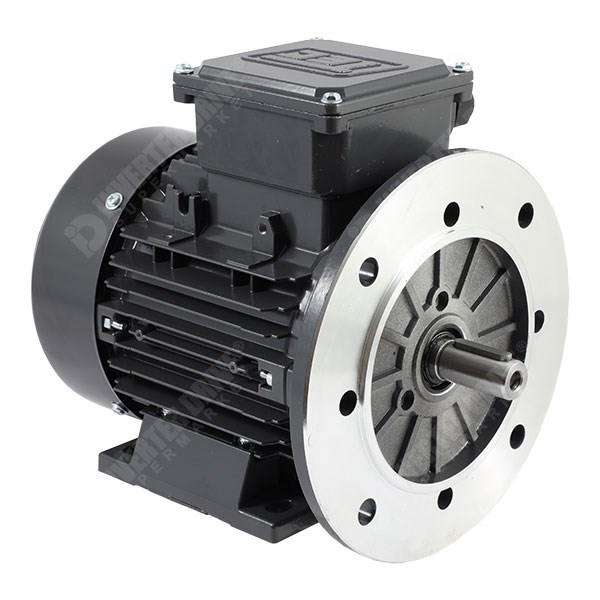 Photo of TEC IE3 1.1kW Aluminium Three Phase Motor 230V/400V 2 Pole 80 Frame B35