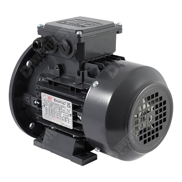 Photo of TEC IE3 1.1kW Aluminium Three Phase Motor 230V/400V 2 Pole 80 Frame B35
