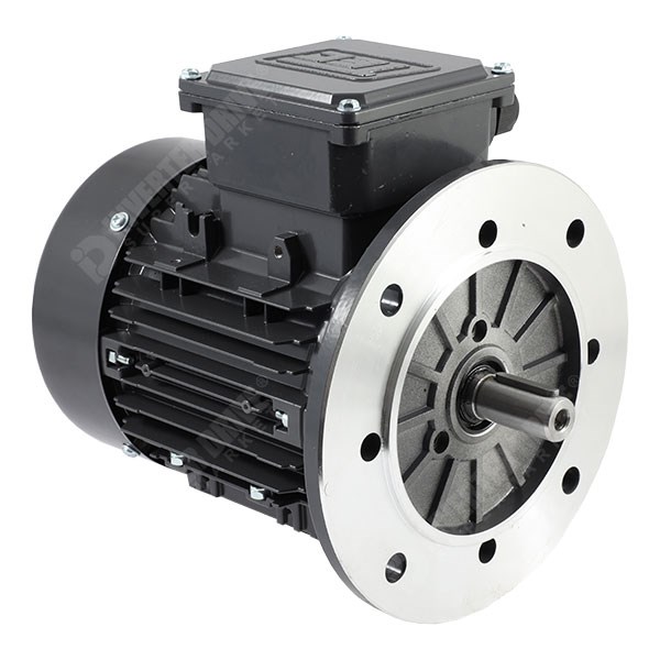Photo of TEC IE3 0.75kW Aluminium Three Phase Motor 230V/400V 2 Pole 80 Frame B5