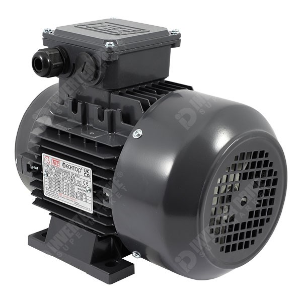 Photo of TEC IE3 1.1kW Aluminium Three Phase Motor 230V/400V 4 Pole 90S Frame B34