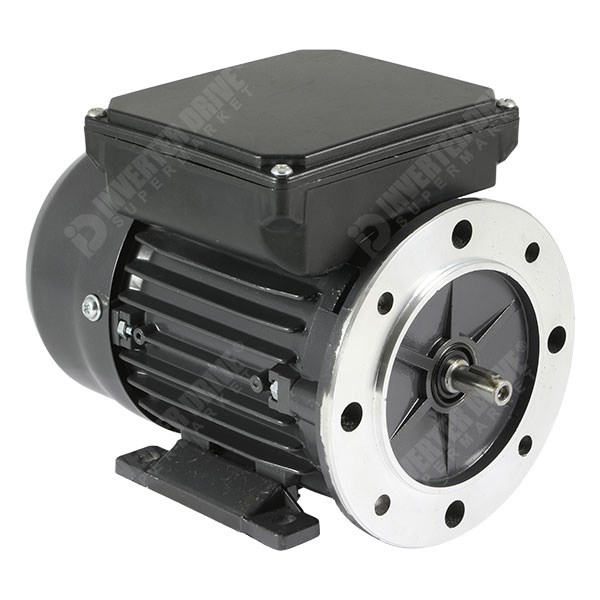 Photo of TEC - 230V Single Phase Motor 0.12kW (0.16HP) Cap Run 2P 56F Foot &amp; Flange Mount