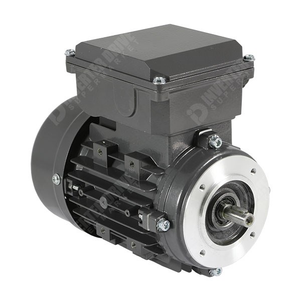 Photo of TEC - 230V Single Phase Motor 0.18kW (0.25HP) Cap Run 4P IE2 63F B14 