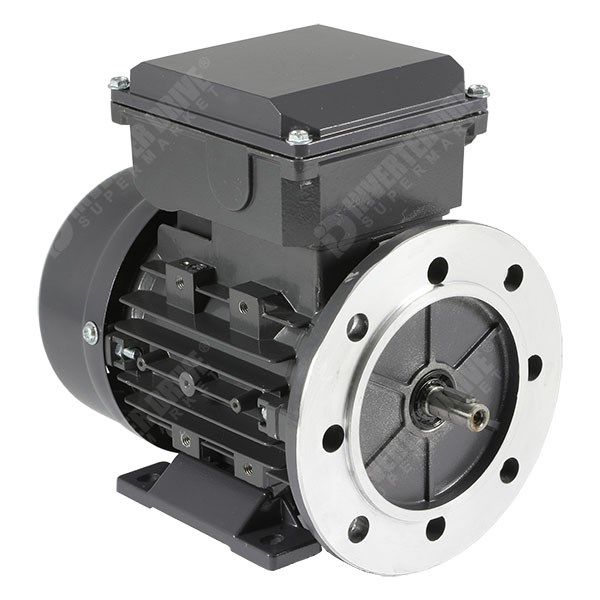 Photo of TEC - 230V Single Phase Motor 0.18kW (0.25HP) Cap Run 2P 63F Foot/Flange