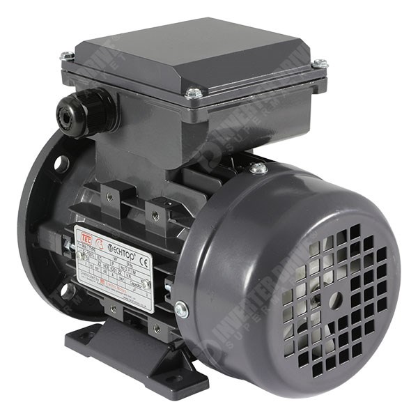 Photo of TEC - 230V Single Phase Motor 0.18kW (0.25HP) Cap Run 2P 63F Foot/Flange