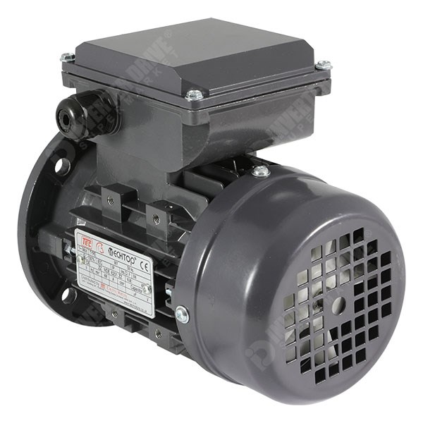Photo of TEC - 230V Single Phase Motor 0.25kW (0.33HP) Cap Run 2P 63F Flange