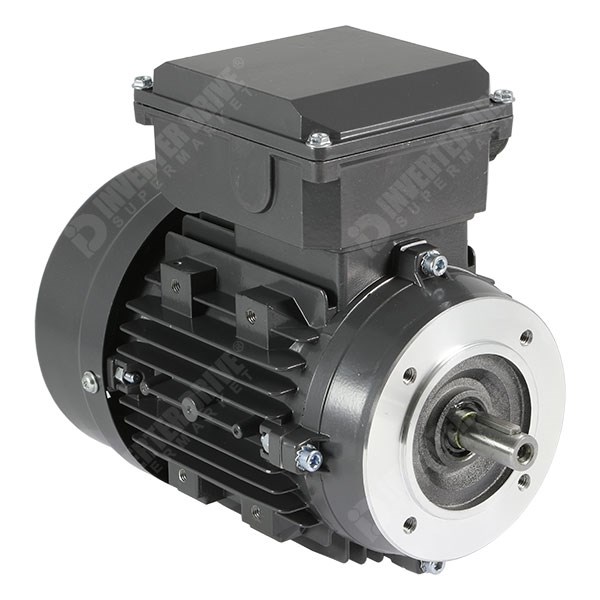 Photo of TEC - 230V Single Phase Motor 0.37kW (0.5HP) Cap Run 4P 71F Face