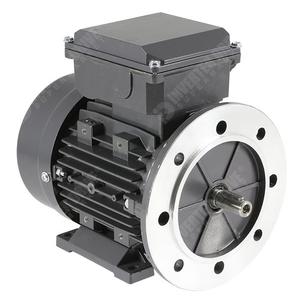 Photo of TEC - 230V Single Phase Motor 0.37kW (0.5HP) Cap Run 4P 71F Foot/Flange