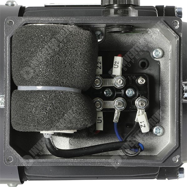 Photo of TEC - 230V single Phase Motor 0.37kW (0.5HP) Cap Run 2P 71F Flange
