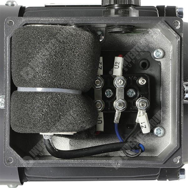 Photo of TEC - 230V single Phase Motor 0.37kW (0.5HP) Cap Run 2P 71F Flange