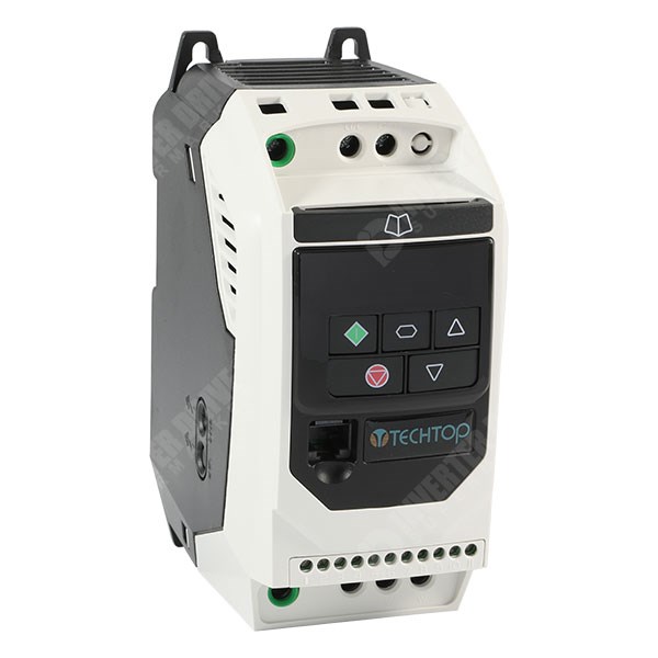 Photo of TEC TECDrive IP20 1.5kW 230V 1ph to 3ph AC Inverter Drive, C2 EMC
