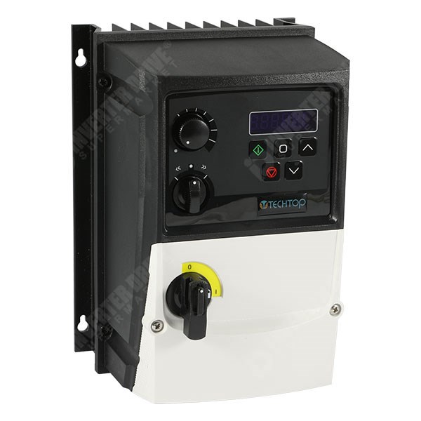 Photo of TEC TECDrive IP66 Indoor/Outdoor 0.75kW 230V 1ph to 3ph AC Inverter, SW, C1 EMC