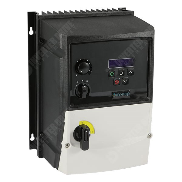 Photo of TEC TECDrive IP66 Indoor/Outdoor 2.2kW 230V 1ph to 3ph AC Inverter, DBr, SW, C1 EMC