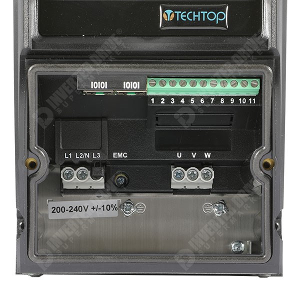 Photo of TEC TECDrive IP66 Indoor/Outdoor 1.5kW 230V 1ph to 3ph AC Inverter Drive, C1 EMC