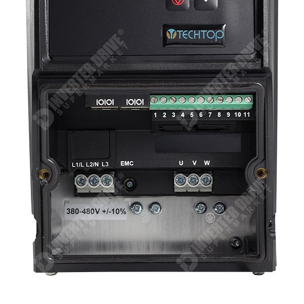 Photo of TEC TECDrive IP66 Indoor/Outdoor 0.75kW 400V 3ph AC Inverter Drive, C1 EMC