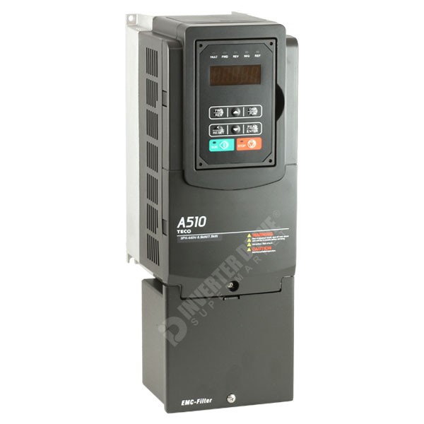Photo of Teco A510 5.5kW/7.5kW 400V 3ph AC Inverter Drive, DBr, C3 EMC