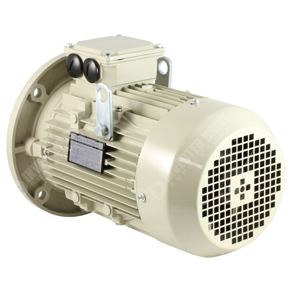 Photo of Teco - IE2 3kW (4HP) 4 Pole AC Induction Motor 400V B5 Flange Mount - 100 Frame