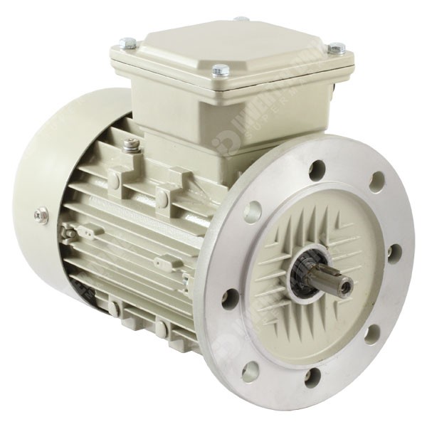 Photo of Teco IE2 0.25kW (0.33HP) 2 Pole AC Motor 230V or 400V B5 Flange Mount 63 Frame