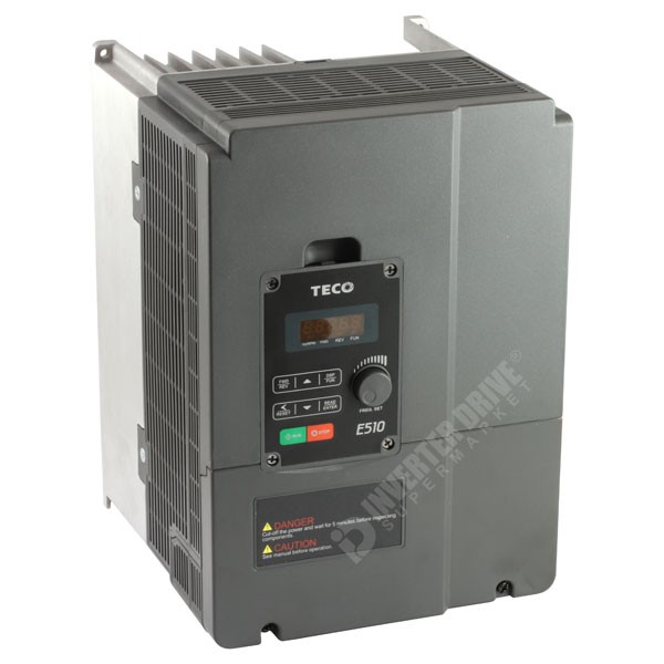Photo of Teco E510 IP20 7.5kW 400V 3ph AC Inverter Drive, DBr, C2 EMC