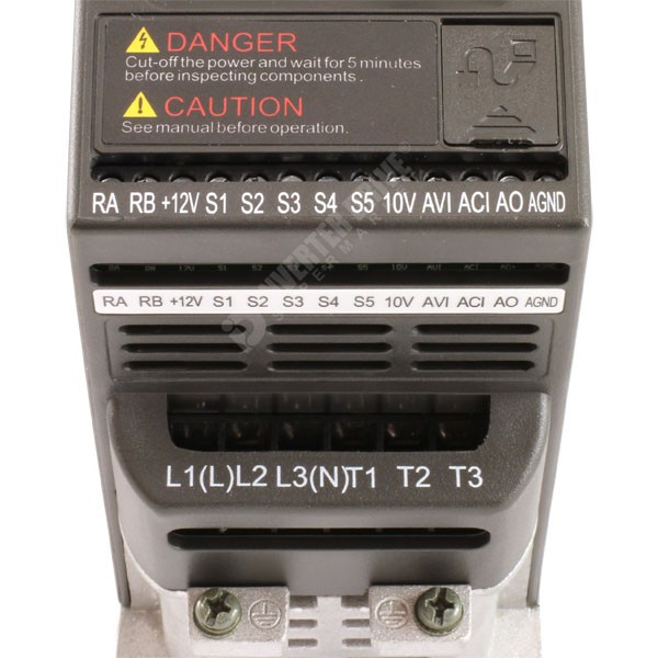 Photo of Teco L510 IP20 0.4kW 230V 1ph to 3ph AC Inverter Drive, C2 EMC