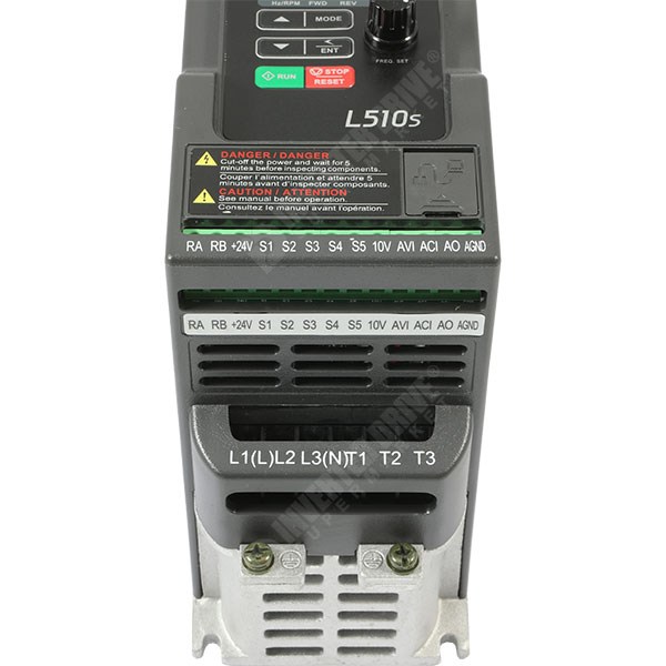 Photo of Teco L510S IP20 0.75kW 230V 1ph to 3ph AC Inverter Drive, C2 EMC