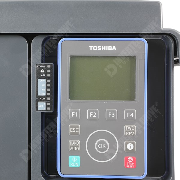 Photo of Toshiba VFAS3 IP20 18.5/22kW 400V 3ph AC Inverter, STO, DBr, C2 EMC with Ethernet