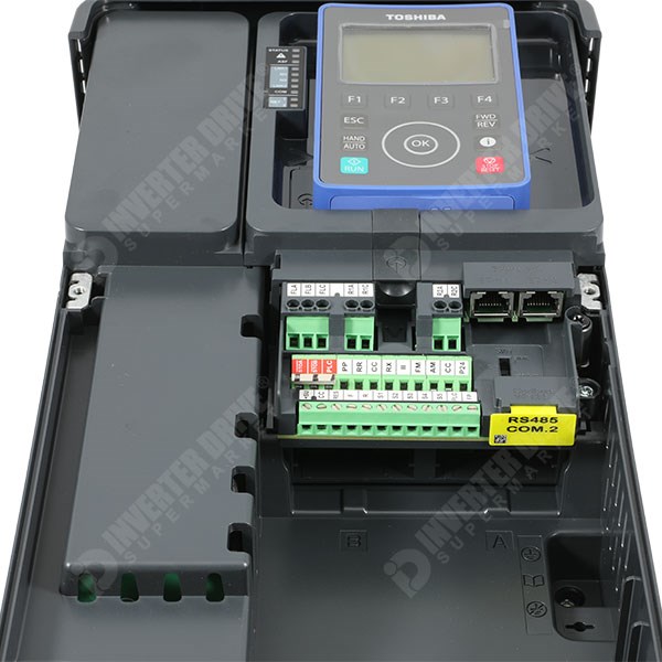 Photo of Toshiba VFAS3 IP20 18.5/22kW 400V 3ph AC Inverter, STO, DBr, C2 EMC with Ethernet