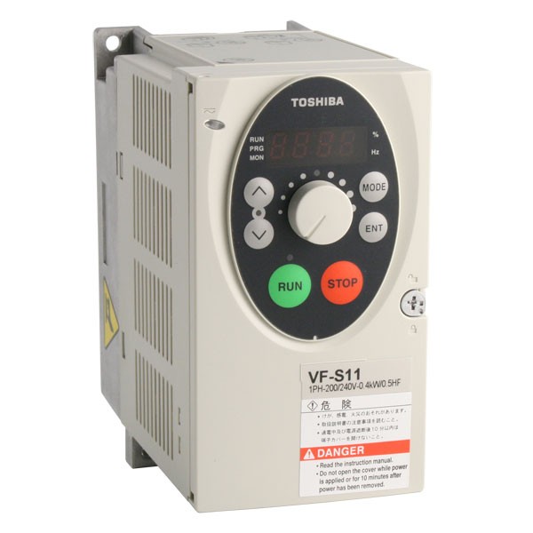 Photo of Toshiba VFS11S - 0.20kW 230V 1ph to 3ph - AC Inverter Drive Speed Controller