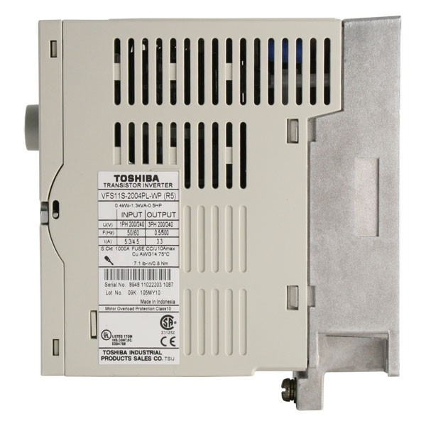 Photo of Toshiba VFS11S - 0.20kW 230V 1ph to 3ph - AC Inverter Drive Speed Controller