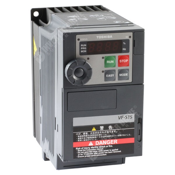 Photo of Toshiba VF-S15S 0.75kW 230V 1ph to 3ph AC Inverter Drive, DBr, C2 EMC