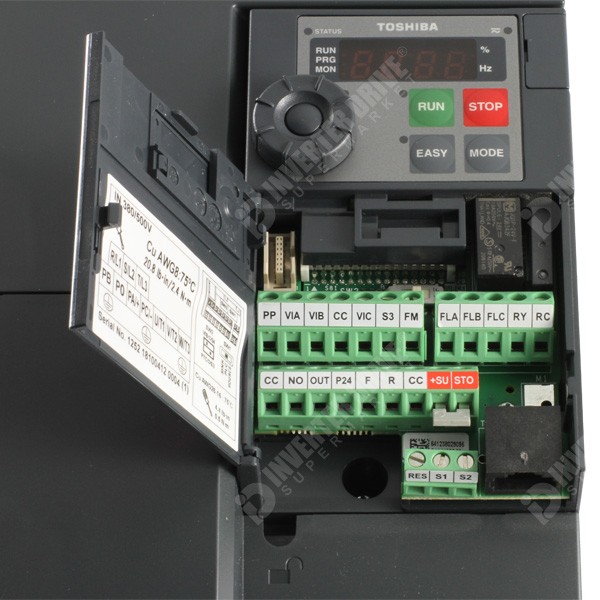 Photo of Toshiba VF-S15 5.5kW 400V 3ph AC Inverter Drive, DBr, C2 EMC