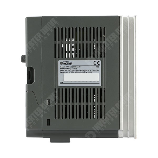 Photo of Universal Motors GD10 0.37kW 230V 1ph to 3ph AC Inverter Drive, DBr, Unfiltered