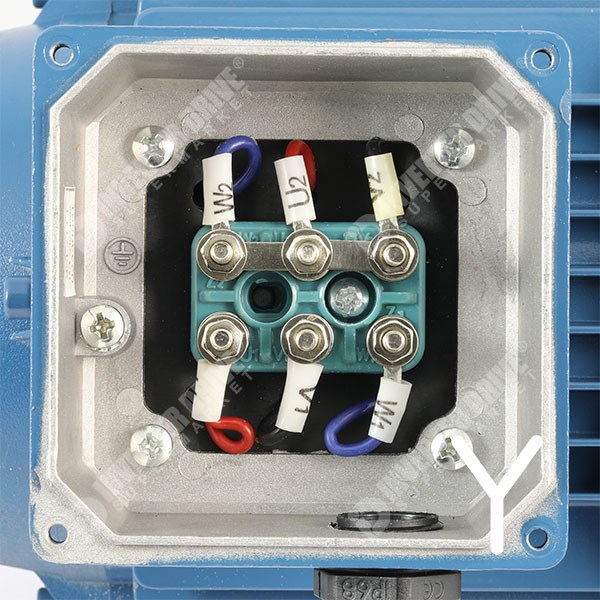 Photo of Universal IE2 0.25kW Aluminium Three Phase Motor 230V/400V 4 Pole 71 Frame B5