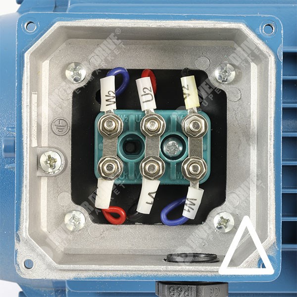 Photo of Universal IE2 0.25kW Aluminium Three Phase Motor 230V/400V 4 Pole 71 Frame B5