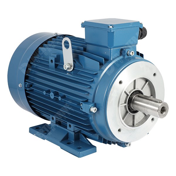 Photo of Universal IE3 3kW Aluminium Three Phase Motor 230V/400V 6 Pole 132S Frame B34