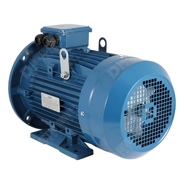 Photo of Universal IE3 4kW Aluminium Three Phase Motor 400V/690V 6 Pole 132M Frame B35