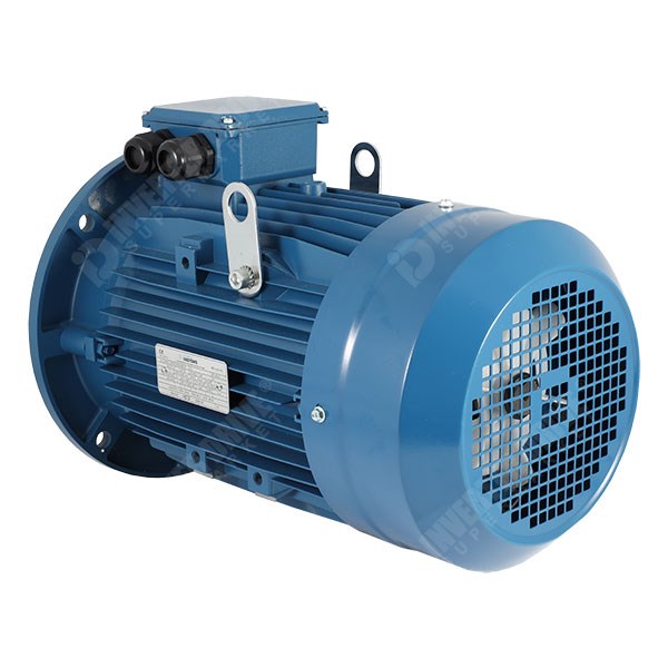 Photo of Universal IE3 3kW Aluminium Three Phase Motor 230V/400V 6 Pole 132S Frame B5