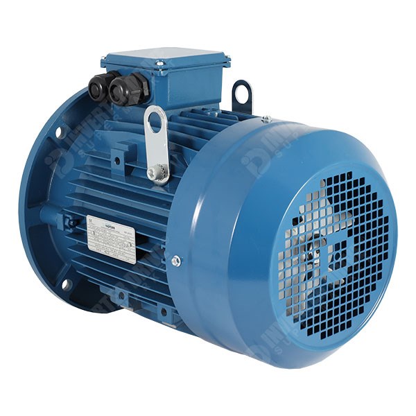 Photo of Universal IE3 5.5kW Aluminium Three Phase Motor 400V/690V 2 Pole 132S Frame B5