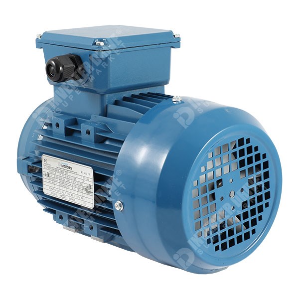 Photo of Universal IE3 0.75kW Aluminium Three Phase Motor 230V/400V 2 Pole 80 Frame B14