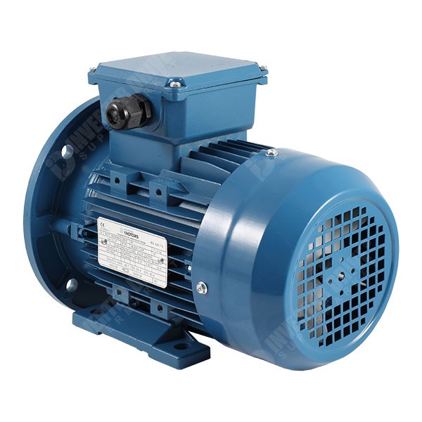 Photo of Universal IE3 1.1kW Aluminium Three Phase Motor 230V/400V 2 Pole 80 Frame B35